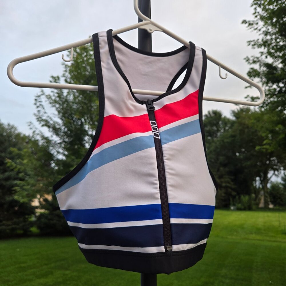 Lorna Jane Track Sports Bra in Multi, Size S